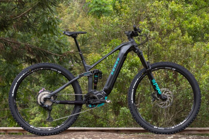 Bicicleta Sense Impulse E-Trail Evo, 2022, Preto/Prata - Ciclogiro