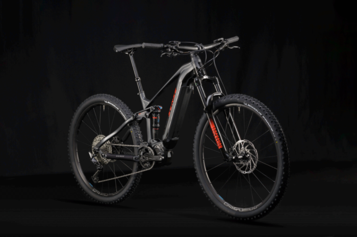 Bicicleta Sense Impulse E-Trail Comp, Preto/Laranja - Ciclogiro