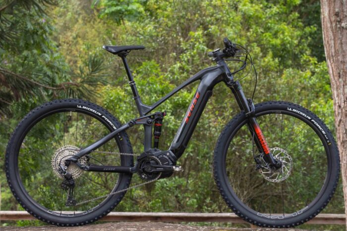 Bicicleta Sense Impulse E-Trail Comp, Preto/Laranja - Ciclogiro