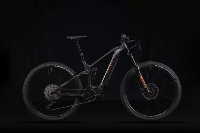 Bicicleta Sense Impulse E-Trail Comp, Preto/Laranja - Ciclogiro
