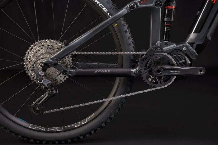 Bicicleta Sense Impulse E-Trail Comp, Preto/Laranja - Ciclogiro