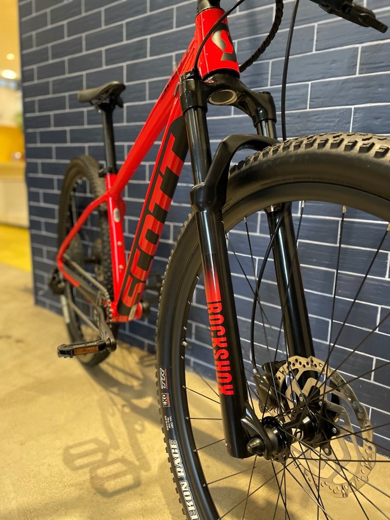 Bicicleta Scott Scale 970 modelo 2021 Vermelho Tamanho S 15 4